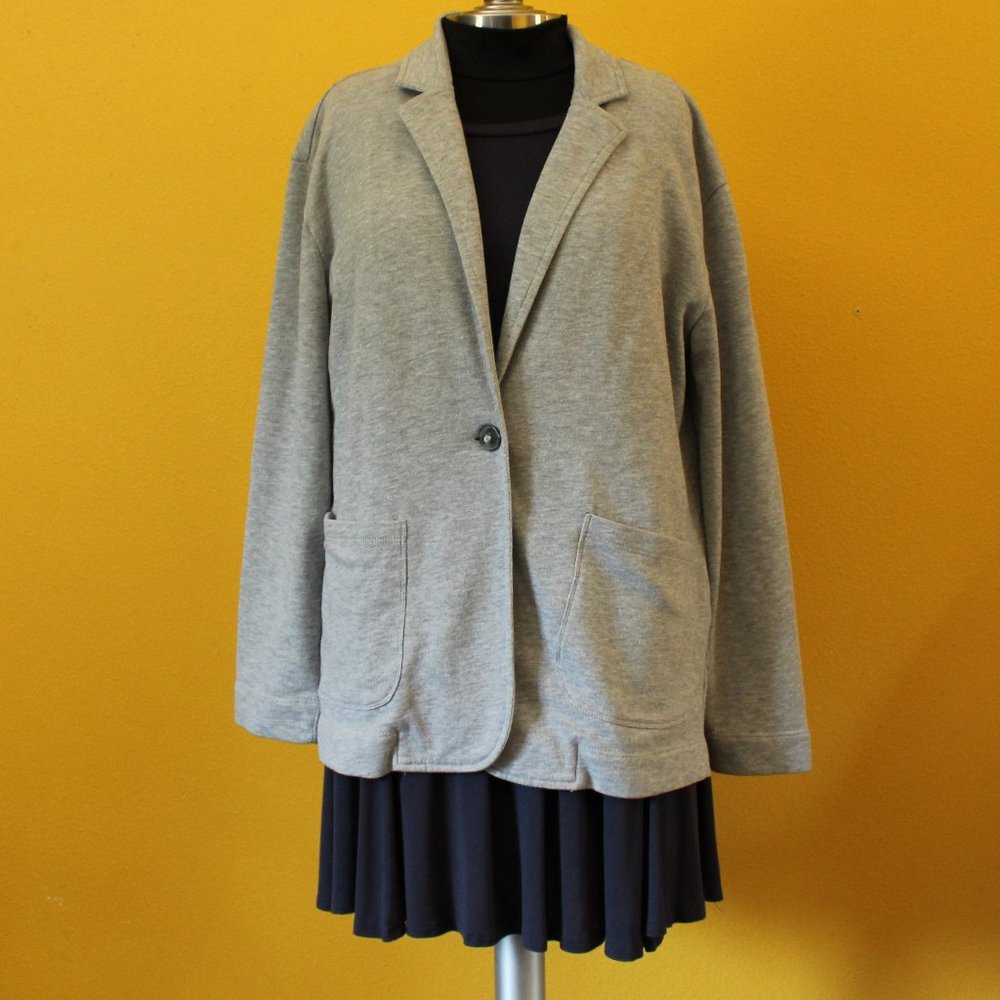 Caslon Knit Two Pocket Blazer Sz XL